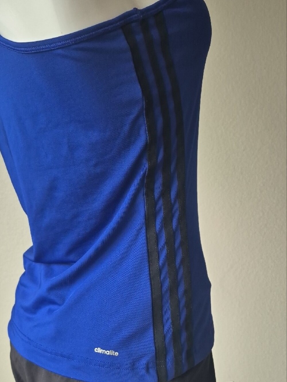 adidas Women’s Royal Blue Racerback One-Piece Swim Top - Picture 6 of 7